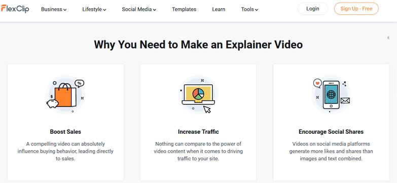 flexclip online video maker