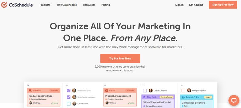 coschedule small business tool
