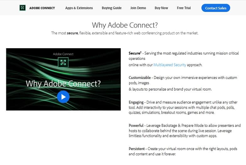 adobe connect webinar platform tool