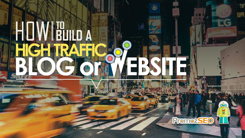 how to build blog website traffic