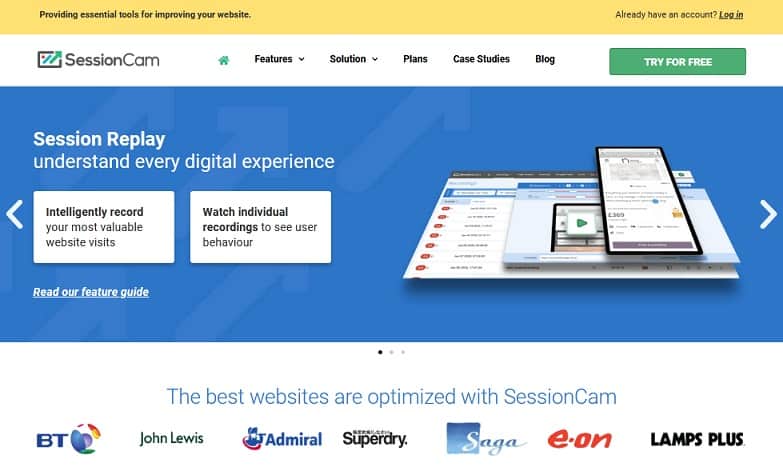 sessioncam growth hacking tool