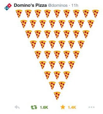 domino's using emoji marketing