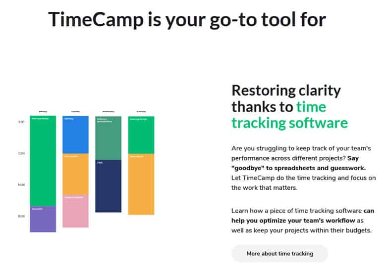 timecamp time tracking tool